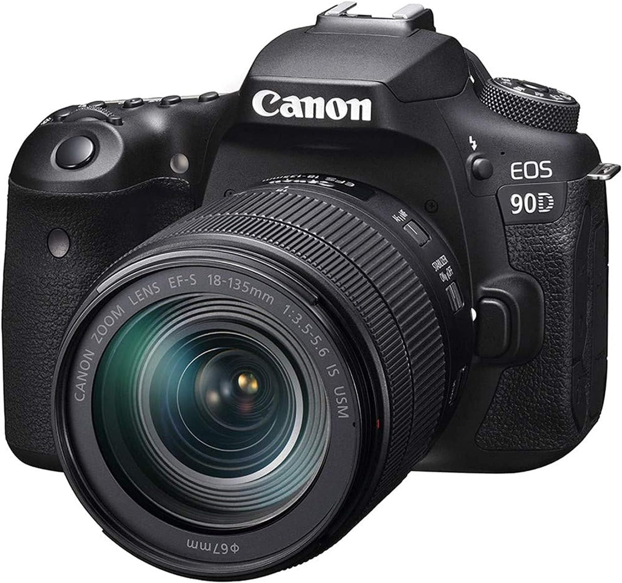 Canon EOS 90D Spiegelreflexkamera - mit Objektiv EF-S 18-135mm F3.5-5.6 IS USM
