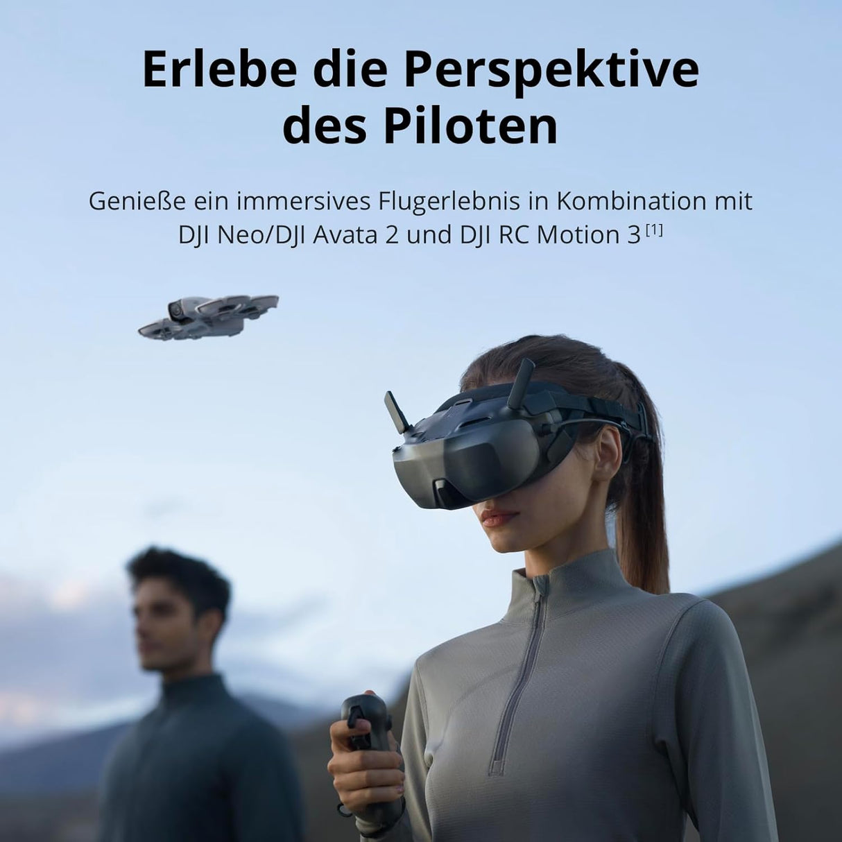 DJI Goggles N3, FPV Goggles with 1080p Ultra Wide Screen