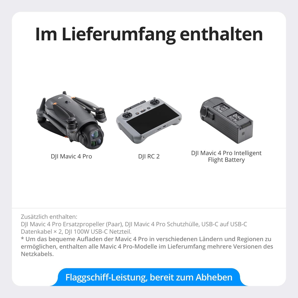 Dji Mavic 4 Pro drohne mit RC2