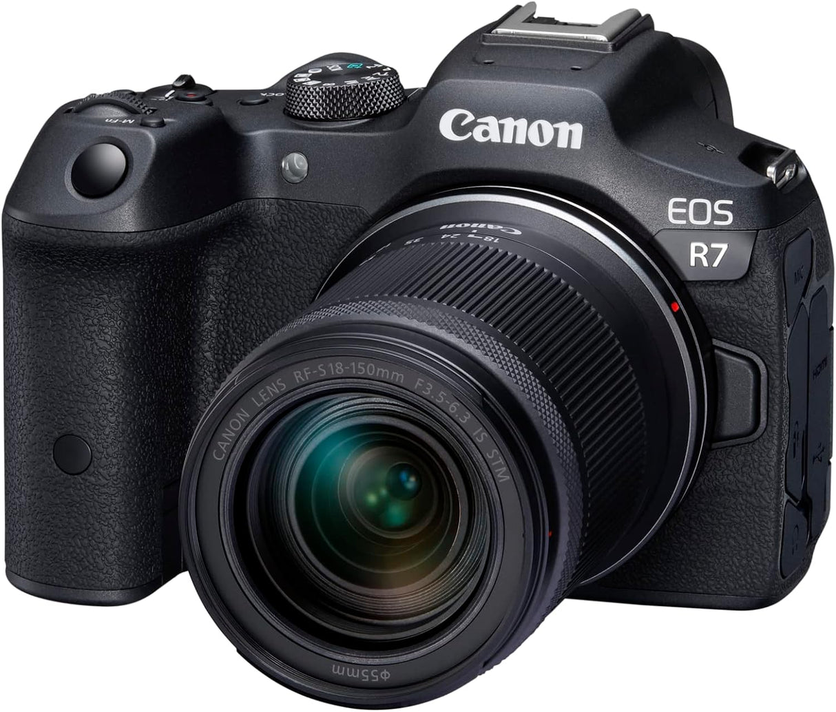 Canon EOS R7 Kamera spiegellose Camera + RF-S 18-150mm F3.5-6.3 is STM Objektiv