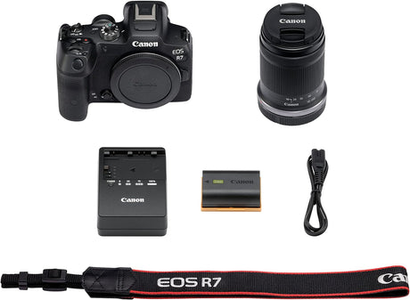 Canon EOS R7 Kamera spiegellose Camera + RF-S 18-150mm F3.5-6.3 is STM Objektiv