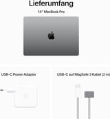 Apple 2023 MacBook Pro Laptop M3 Chip mit 8‑Core CPU, 10‑Core GPU: 14,2" Liquid Retina XDR Display