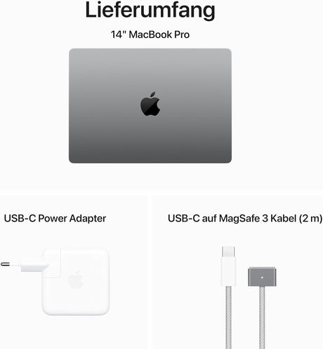 Apple 2023 MacBook Pro Laptop M3 Chip mit 8‑Core CPU, 10‑Core GPU: 14,2" Liquid Retina XDR Display
