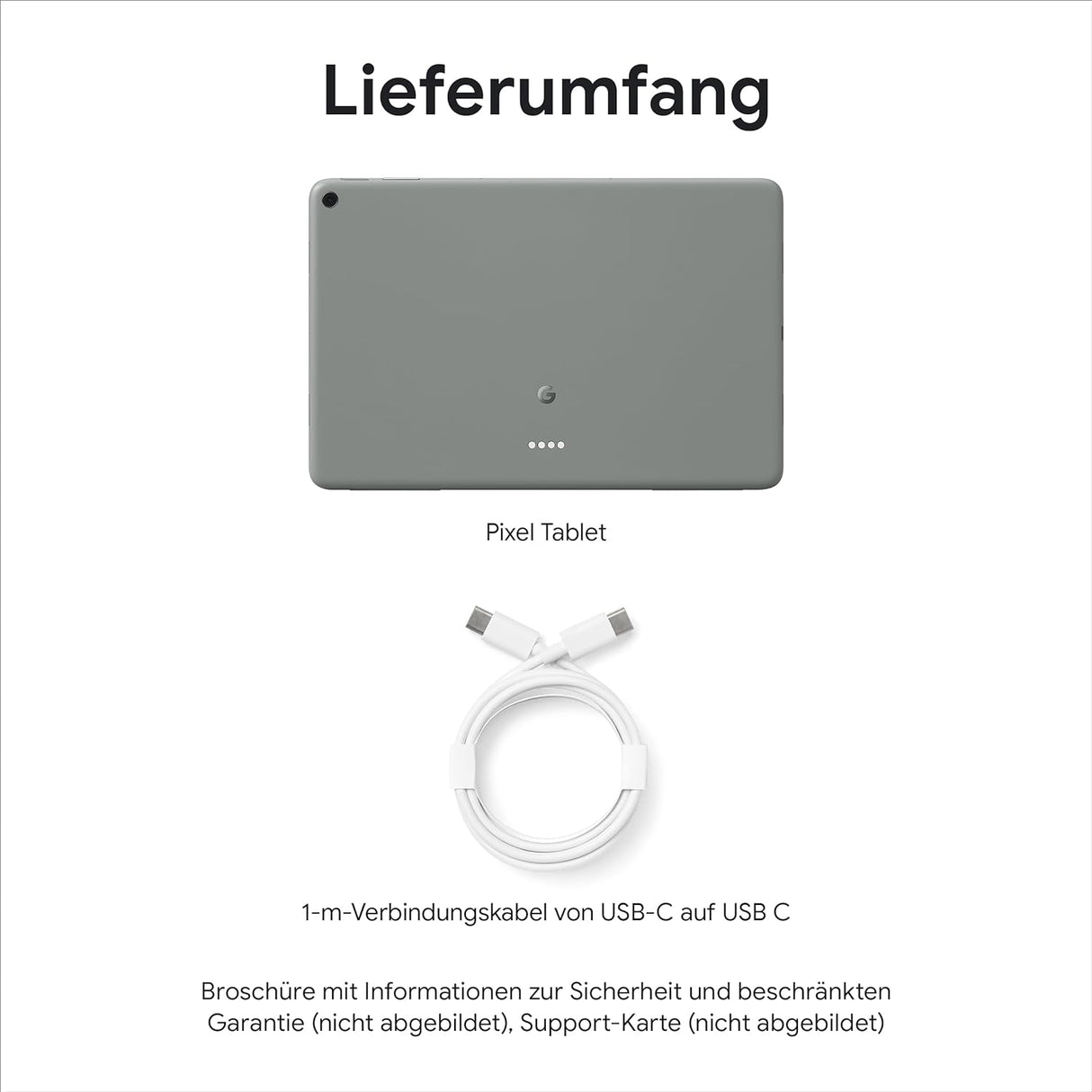 Google Pixel Tablet – Android-Tablet mit 11"-Display und einem Akku mit Langer Laufzeit – 8 GB RAM – 256 GB Speicherplatz