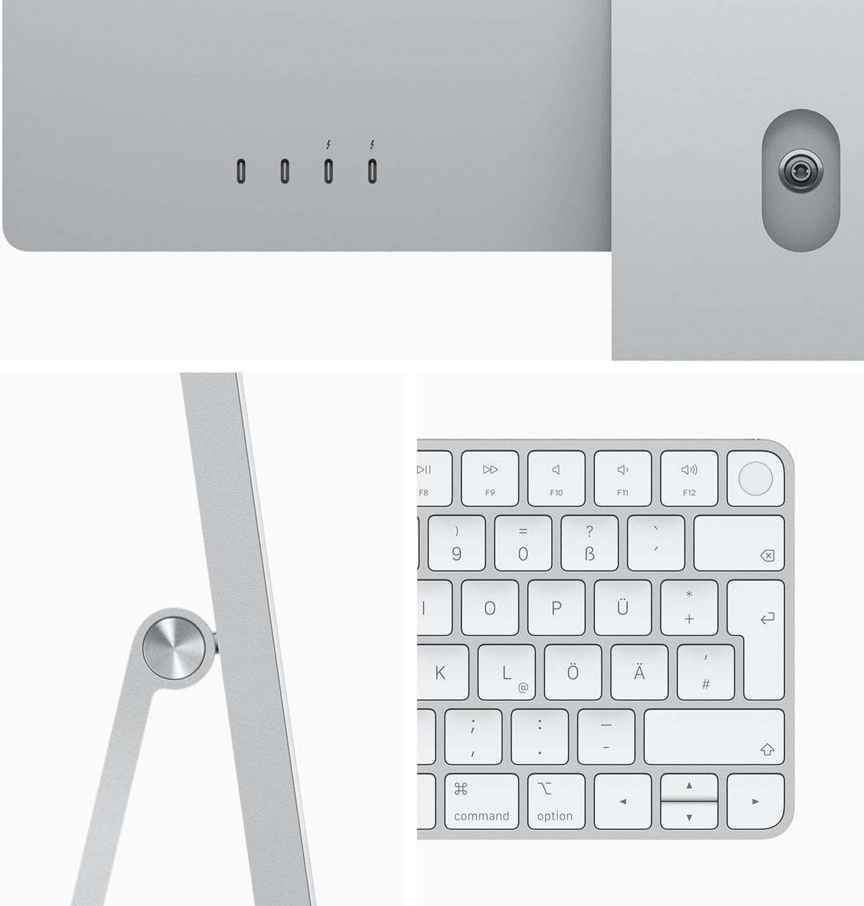 Apple 2023 iMac All-in-One Desktop-Computer mit M3 Chip ,8-Core CPU, 10-Core GPU, 24" 4.5K Retina Display