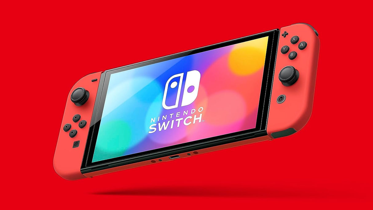Nintendo Switch (OLED-Modell) - Mario-Edition (rot)