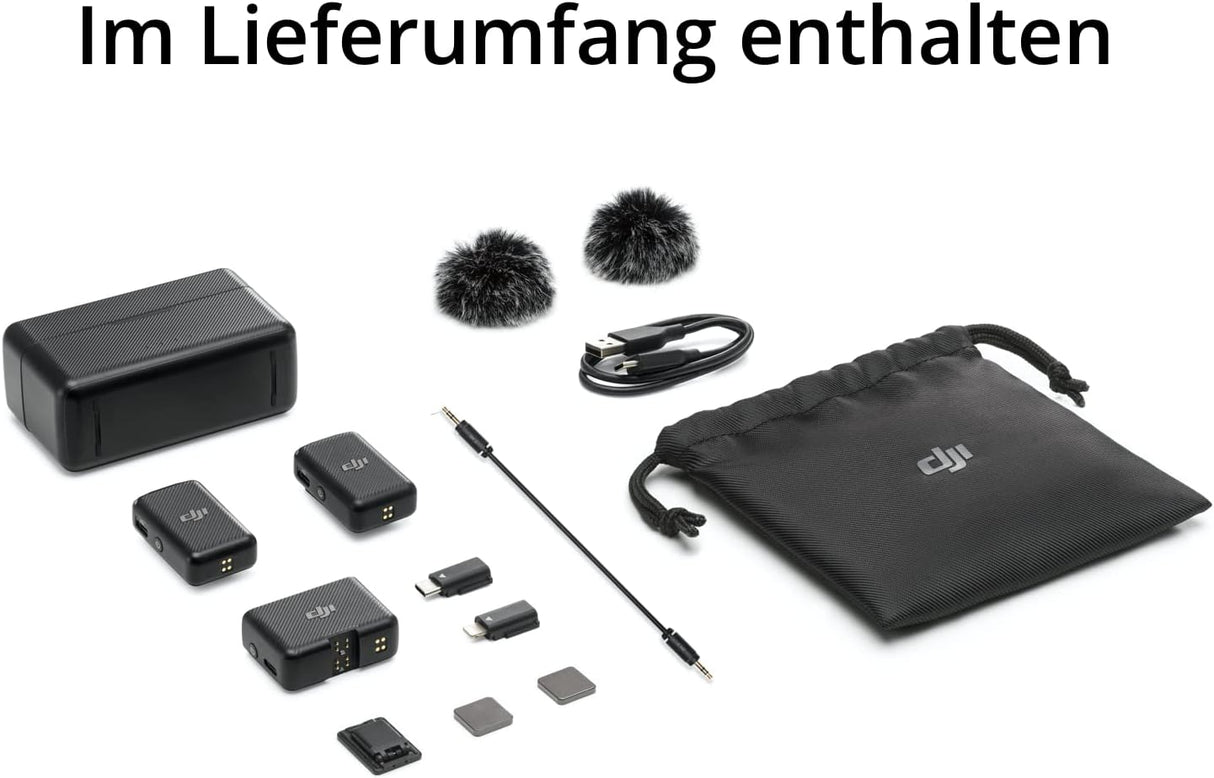 DJI Mic (2 Sender + 1 Empfänger + Ladeschale)