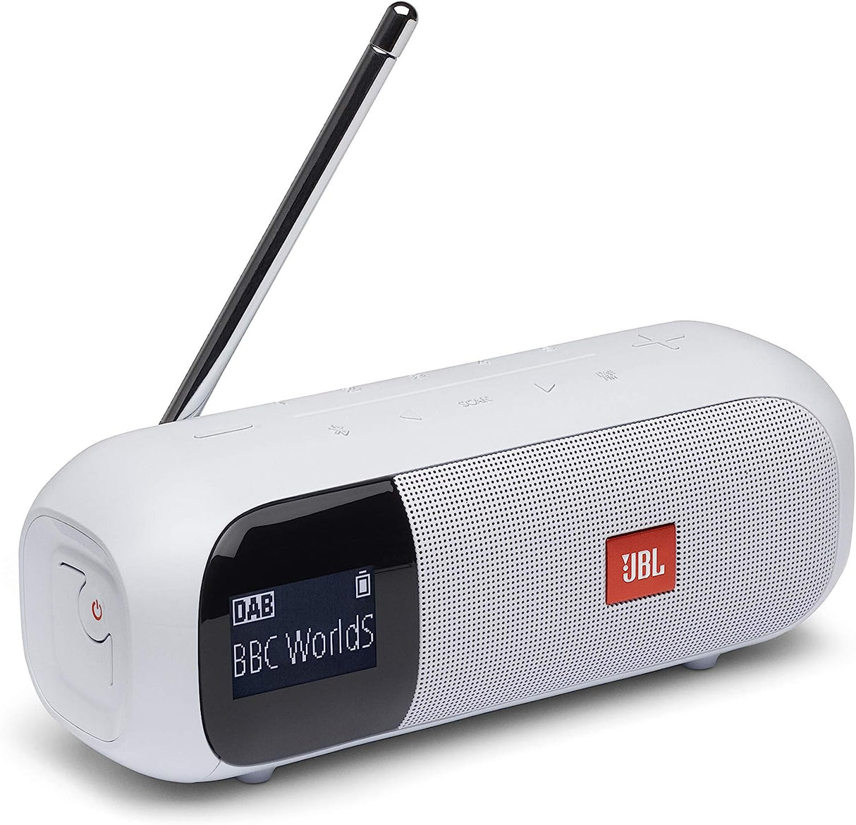 JBL Tuner 2 Radiorekorder in Schwarz – Tragbarer Bluetooth Lautsprecher
