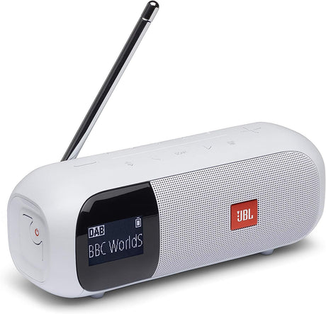 JBL Tuner 2 Radiorekorder in Schwarz – Tragbarer Bluetooth Lautsprecher