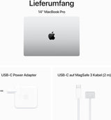 Apple 2023 MacBook Pro Laptop M3 Chip mit 8‑Core CPU, 10‑Core GPU: 14,2" Liquid Retina XDR Display
